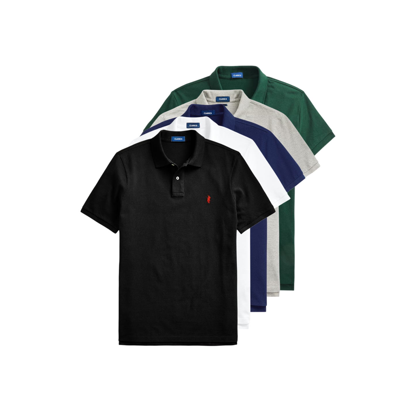 5-Pack The Iconic Mesh Polo Shirt